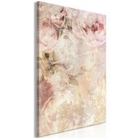 KUNSTDRUCK Rosa 80/120 cm - Pink/Beige, Textil (80/120cm) - KUNSTLOFT