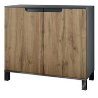 KOMMODE Sylt Eiche Wotan - Eiche Wotan, Holzwerkstoff (92.5/84.5/35cm) - Vladon