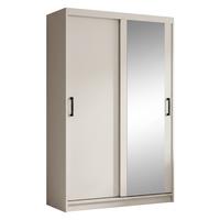 SCHWEBETÜRENSCHRANK Hela mit 2 Türen und Schubkasteneinsatz, 100 cm, Kaschmir - Kaschmir, Holzwerkstoff (100/205/60cm) - Beautysofa