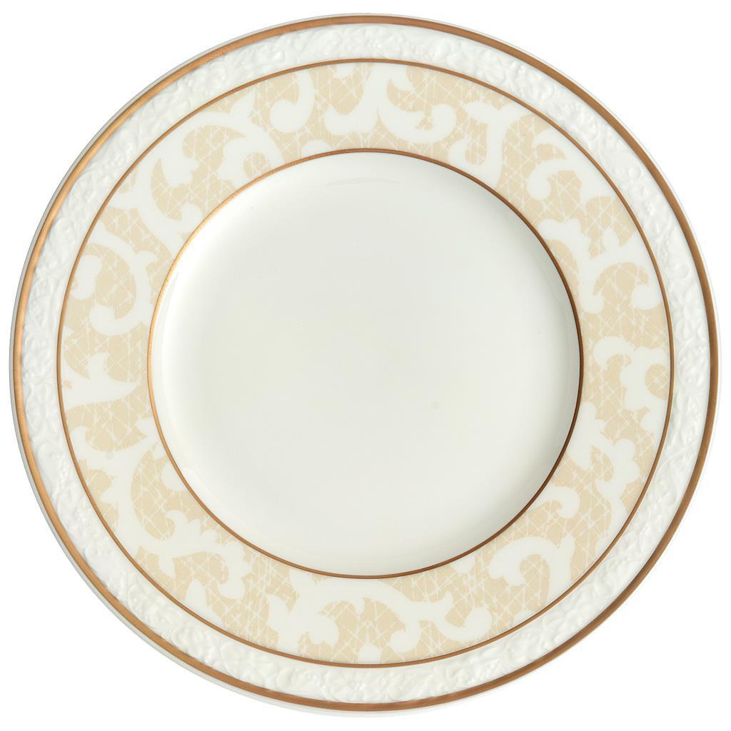 BROTTELLER Ivoire weiß-gold ø 18 cm - Goldfarben/Weiß, Keramik (18cm) - Villeroy & Boch