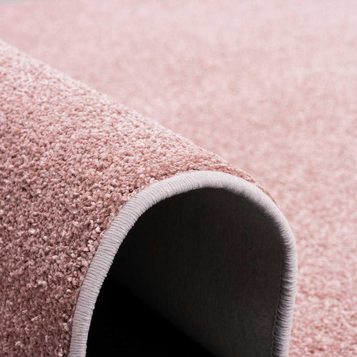 HOCHFLOR VELOURS TEPPICH LUNA - Rosa, Textil (200/250cm) - Snapstyle