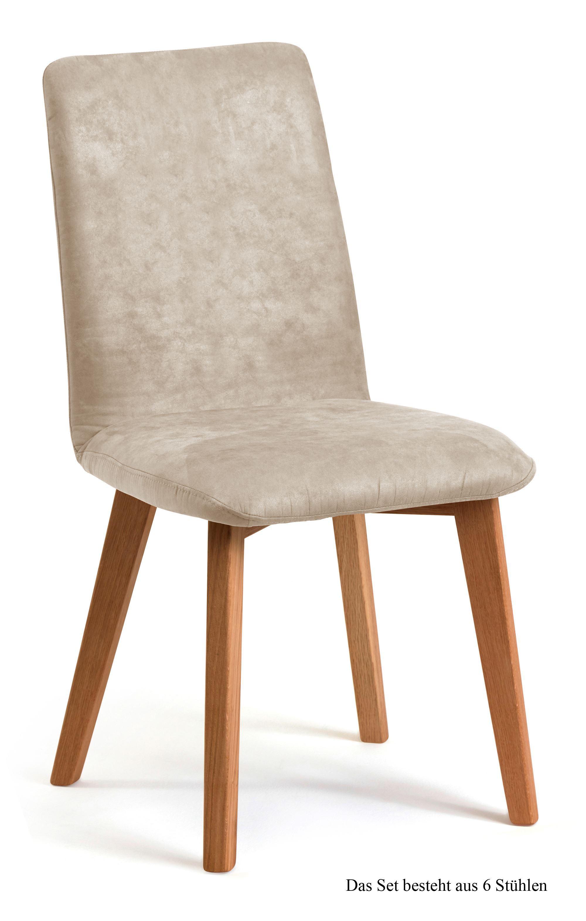 ESSZIMMERSTUHL (6er-Set) Darci 47x92x60 Eiche geölt/Natur - Eichefarben/Naturfarben, Kunststoff (60/92/47cm) - 58aufmkessel