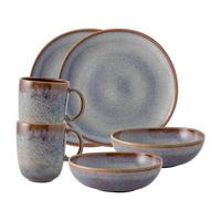FRÜHSTÜCKS-SET Lave Beige 6-tlg. - Beige, Keramik (28/22/38cm) - like.Villeroy & Boch