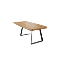 MASSIVHOLZTISCH Danette 2 140x77x90 Esszimmertisch Wildeiche geölt - Wildeiche, Holz (140/77/90cm) - 58aufmkessel