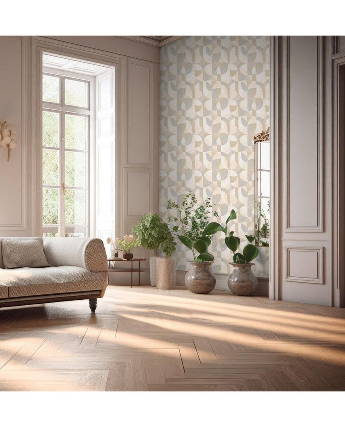 VLIESTAPETE Beige 53/1005 cm - Beige, Textil (53/1cm) - KUNSTLOFT