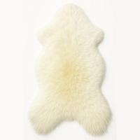 SCHAFFELL Öko Naturweiß Typ Eisbär 140 cm XXL - Weiß, Fell (70/140cm) - Provellus