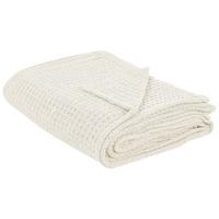 DECKE Beige 220 x 240 cm Chagyl - Creme, Textil (220/240cm) - Beliani