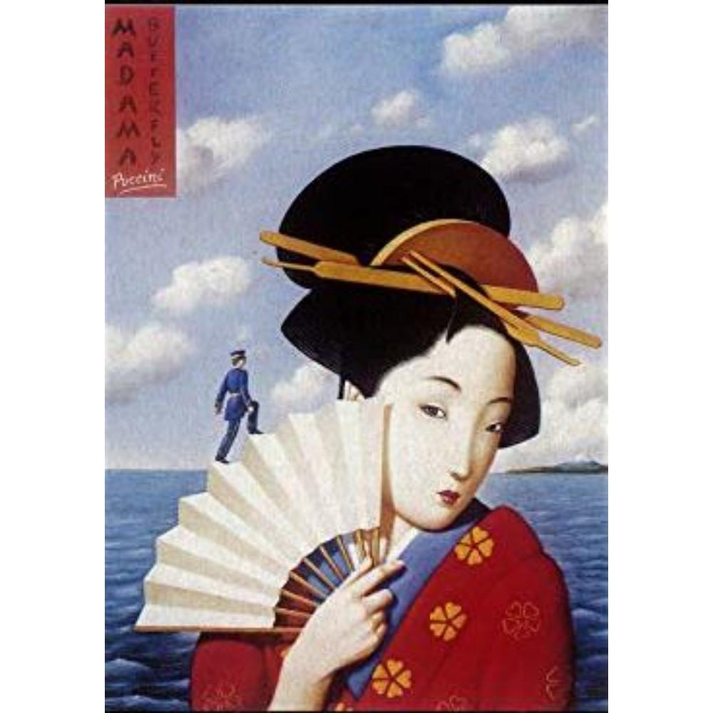 POSTER Madame Butterfly A3 Rahmenlos - Klar, Papier (29.7/5/42cm) - Nacnic