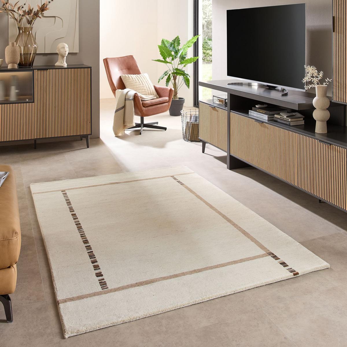 WOLLTEPPICH Heaven 120x180 cm - Weiß, Textil (120/180cm) - Natur Pur