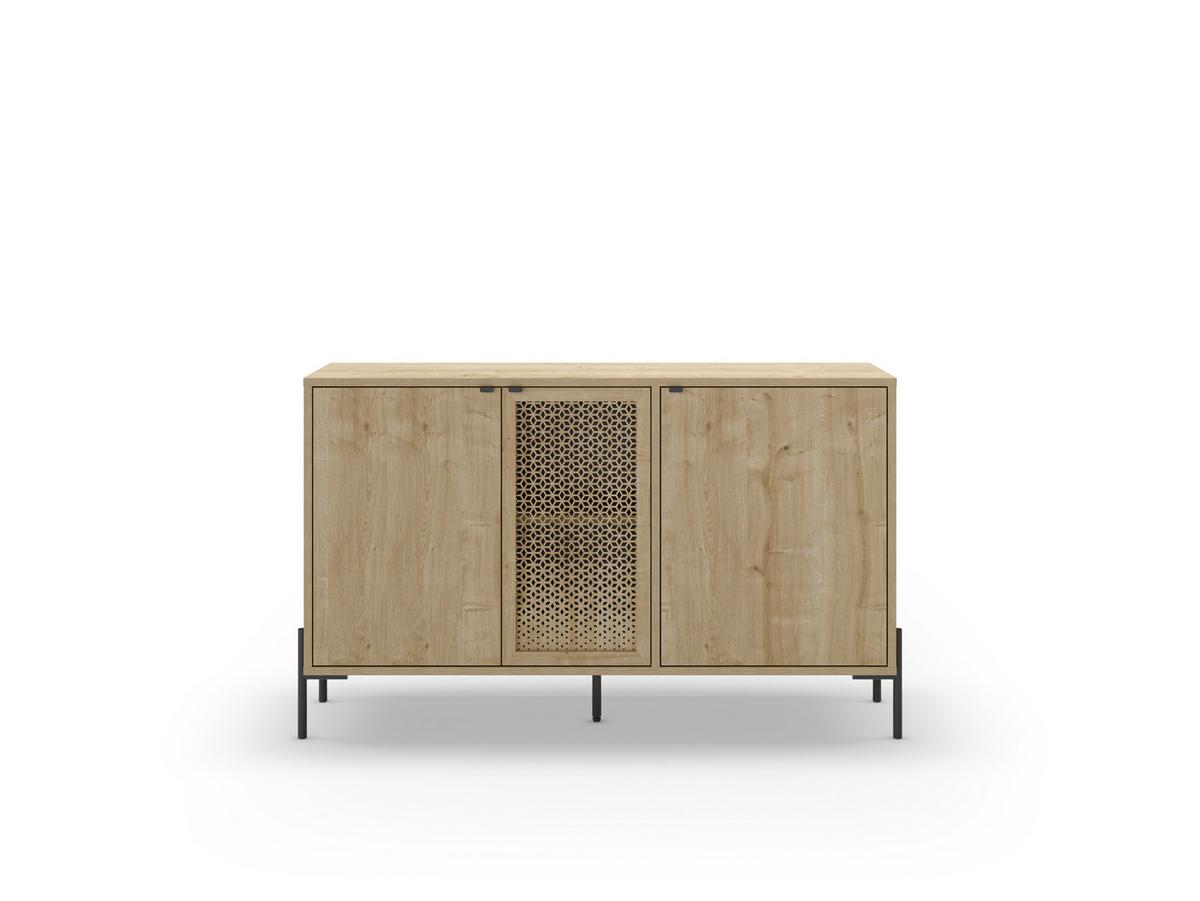 KOMMODE Inca Braun 125.6/40/80.5 cm - Braun, Holz (40/80.5/125.6cm) - Calicosy