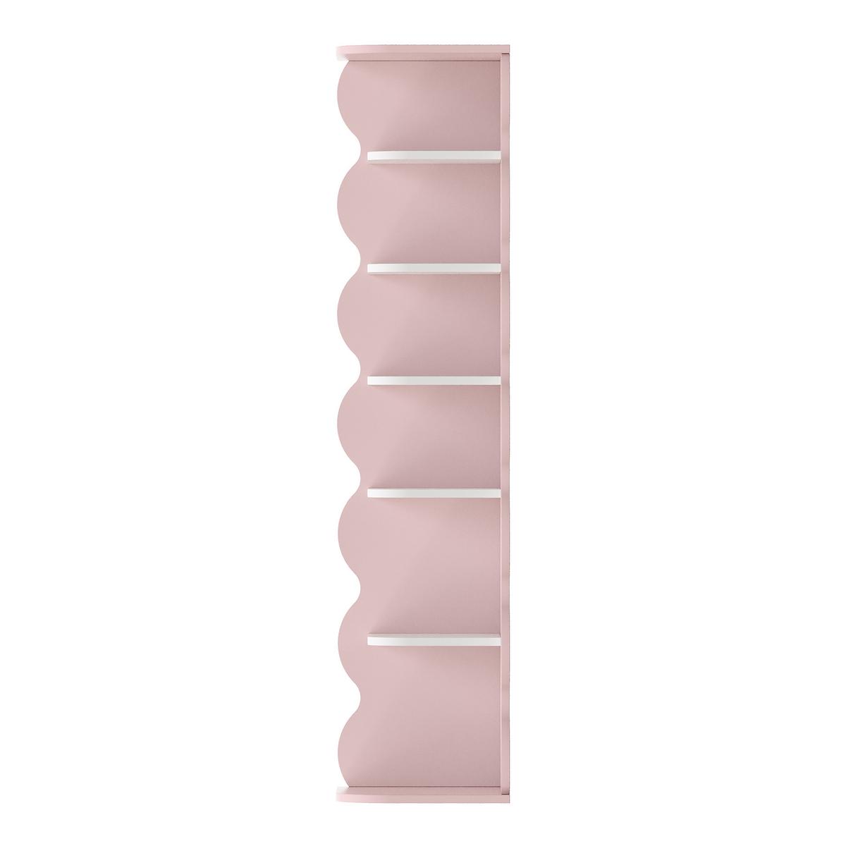 KINDERSCHUHREGAL Vestnes - Pink/Weiß, Holzwerkstoff (27/108/27cm) - [en.casa]