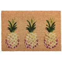 FUSSMATTE Naturfarben 40/60 cm Kokosfasern Ozamiz - Naturfarben, Textil (40/60cm) - Beliani