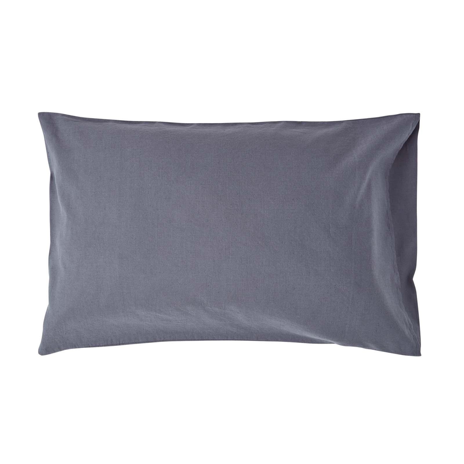 KISSENBEZUG Leinen - Dunkelgrau, Textil (50/90cm) - Homescapes