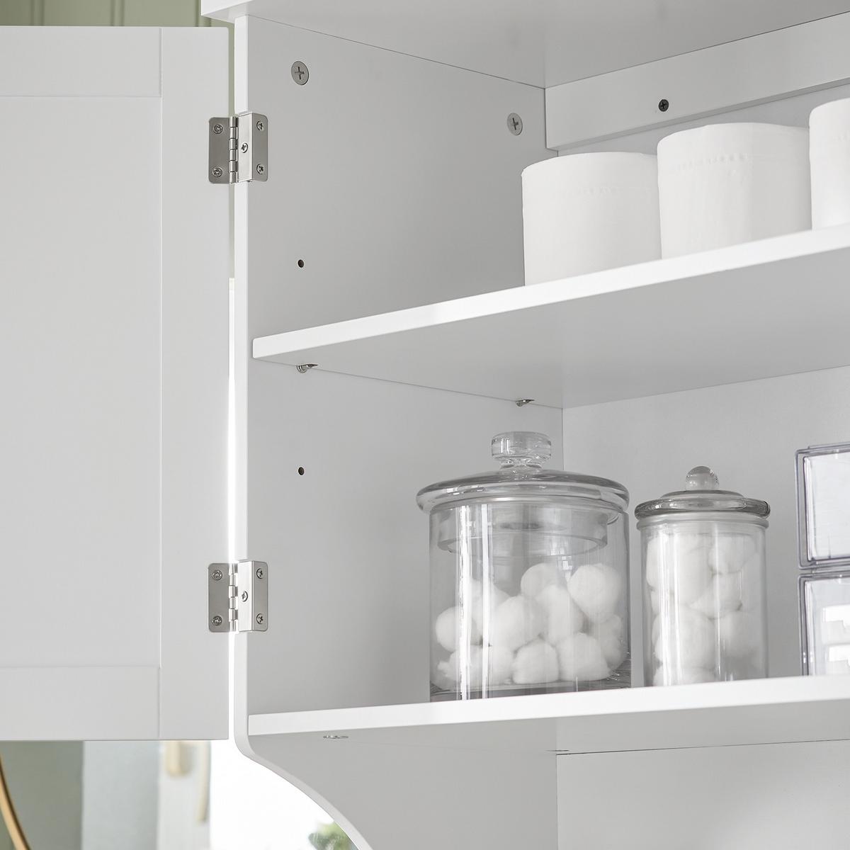 HÄNGESCHRANK Weiß - Weiß, Holzwerkstoff/Metall (60/60/30cm) - SoBuy