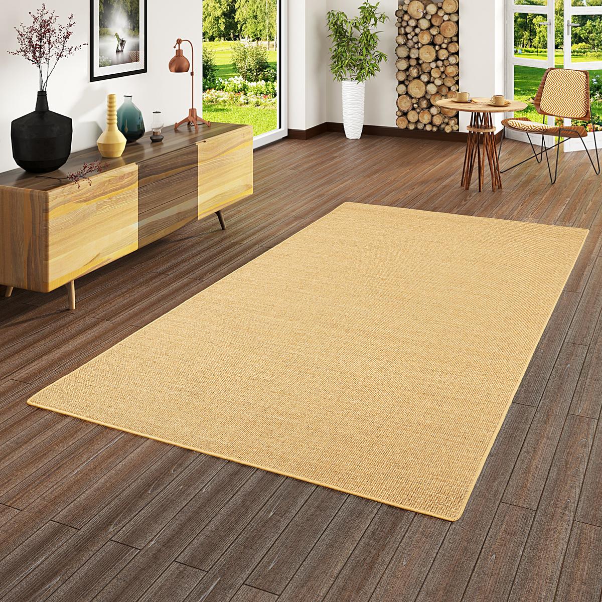 SISAL NATUR TEPPICH KLASSISCH - Nussbaumfarben, Textil (80/200cm) - Snapstyle