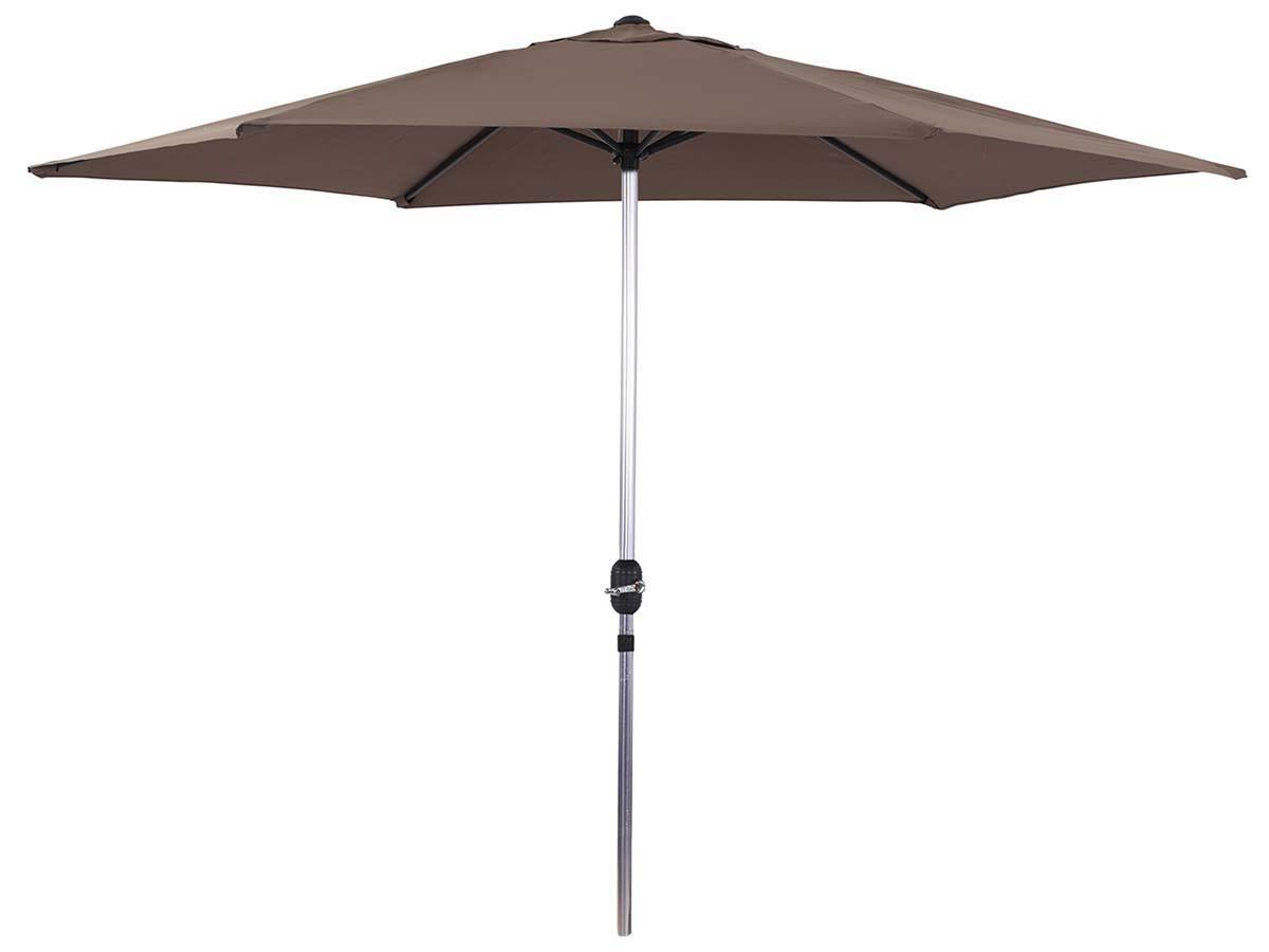 SONNENSCHIRM sol Braun - Braun, Metall (300/300cm) - Habitat Garten