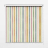 INNENROLLO - Fensterrollo - Rollo - 80x140 cm - Bunte vertikale Streifen - Gelb, Kunststoff (80/140/0.5cm) - TULUP