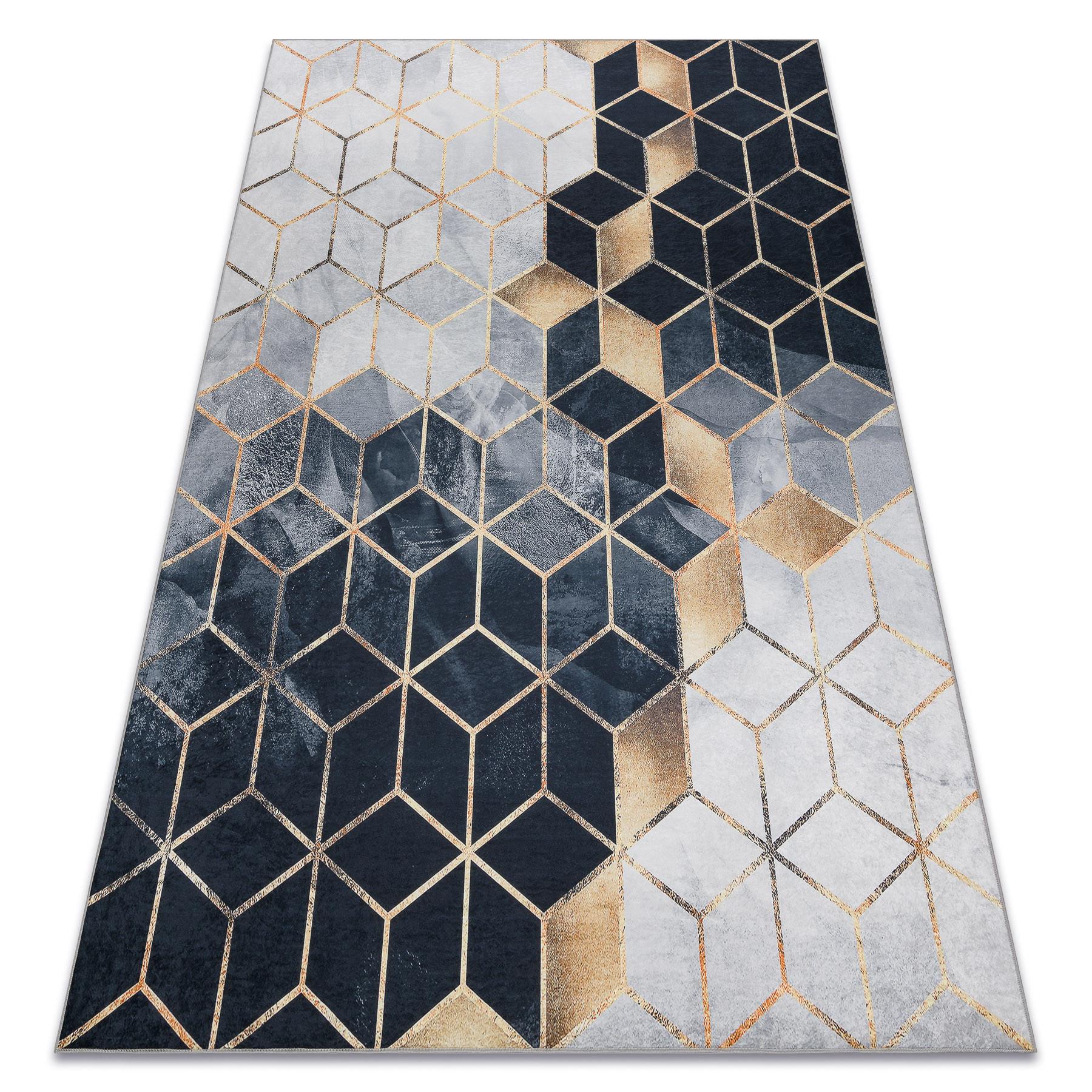 TEPPICH Andre 80/150 cm - Schwarz, Textil (80/150cm) - rugsX