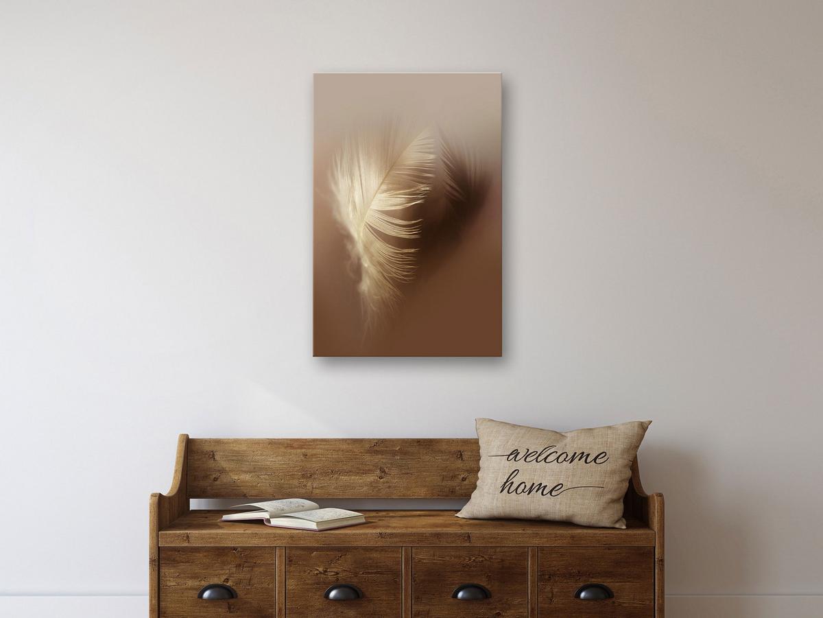 KUNSTDRUCK Braun 40/60 cm - Beige/Braun, Textil (40/60cm) - KUNSTLOFT