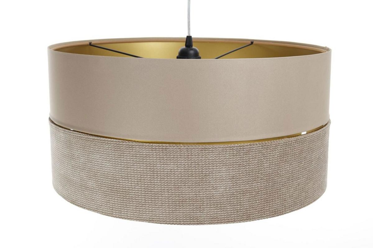 HÄNGELEUCHTE Gold 40/20 cm - Beige/Goldfarben, Kunststoff (40/0.6/20cm) - ONZENO