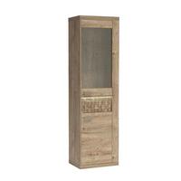 VITRINE YASUO 200,5 / 57 cm in Eichefarben - Eichefarben, Holzwerkstoff (57/200.5/40.5cm) - MASSENO