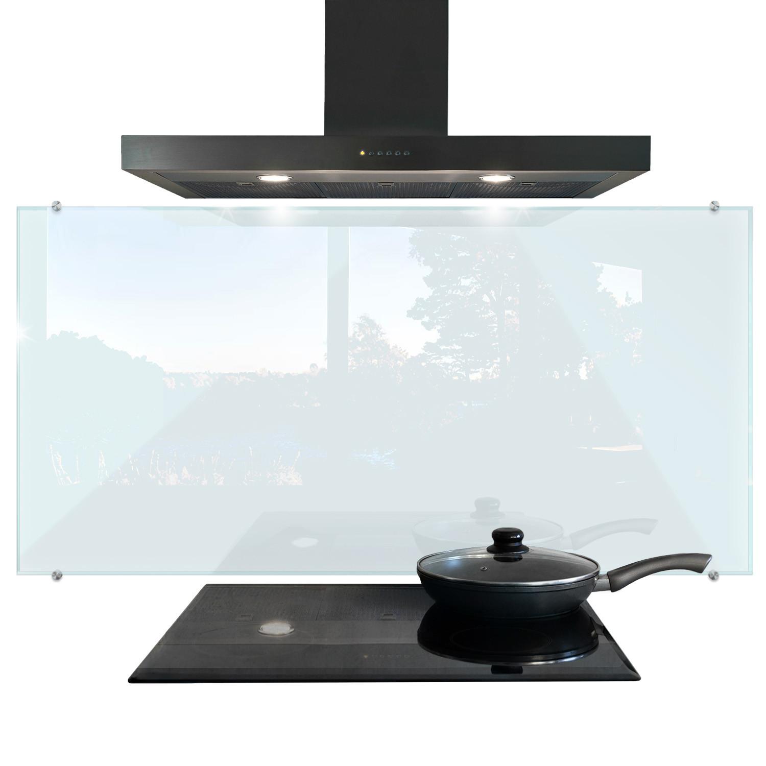 KÜCHENRÜCKWAND – 140x70 cm - Transparent, Glas (140/70/0.4cm) - Wallfluent