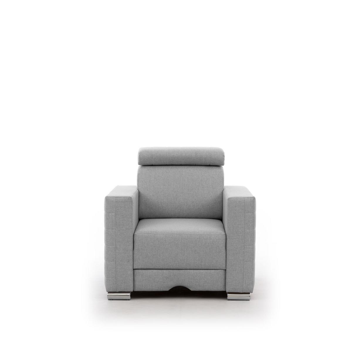 SESSEL Canton In Liverpool - Grau, Holzwerkstoff/Textil (94/92/93cm) - Fun Möbel