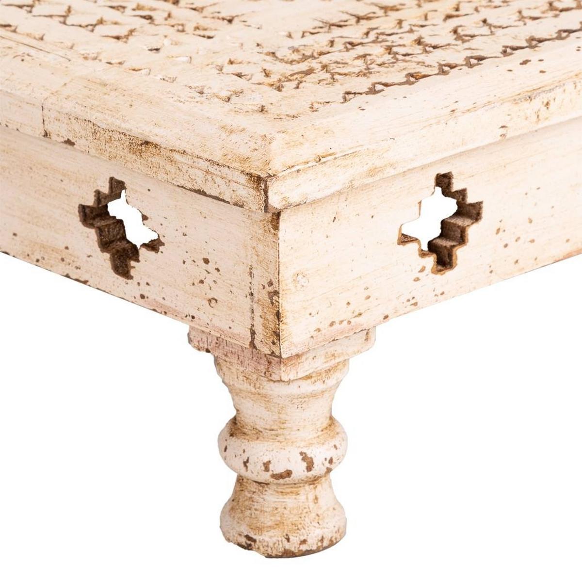 TISCH aus Holz, braun, 33x14cm - Beige, Holz (33/33/14cm) - Wanderlust