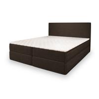 BOXBETT PELLIO 180x200 cm mit Matratze und Topper - Braun - Braun, Holz (180/200cm) - MASSENO