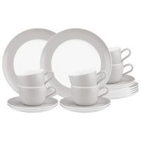 KAFFEESERVICE Liberty Pure Colors New Grey 18-tlg. - Grau, Keramik (2/2/2cm) - Seltmann Weiden