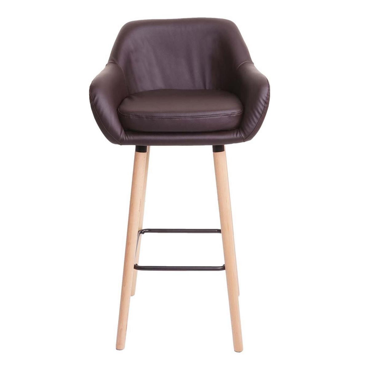 BARHOCKER Braun - Braun, Textil (53/99/45cm) - MCW