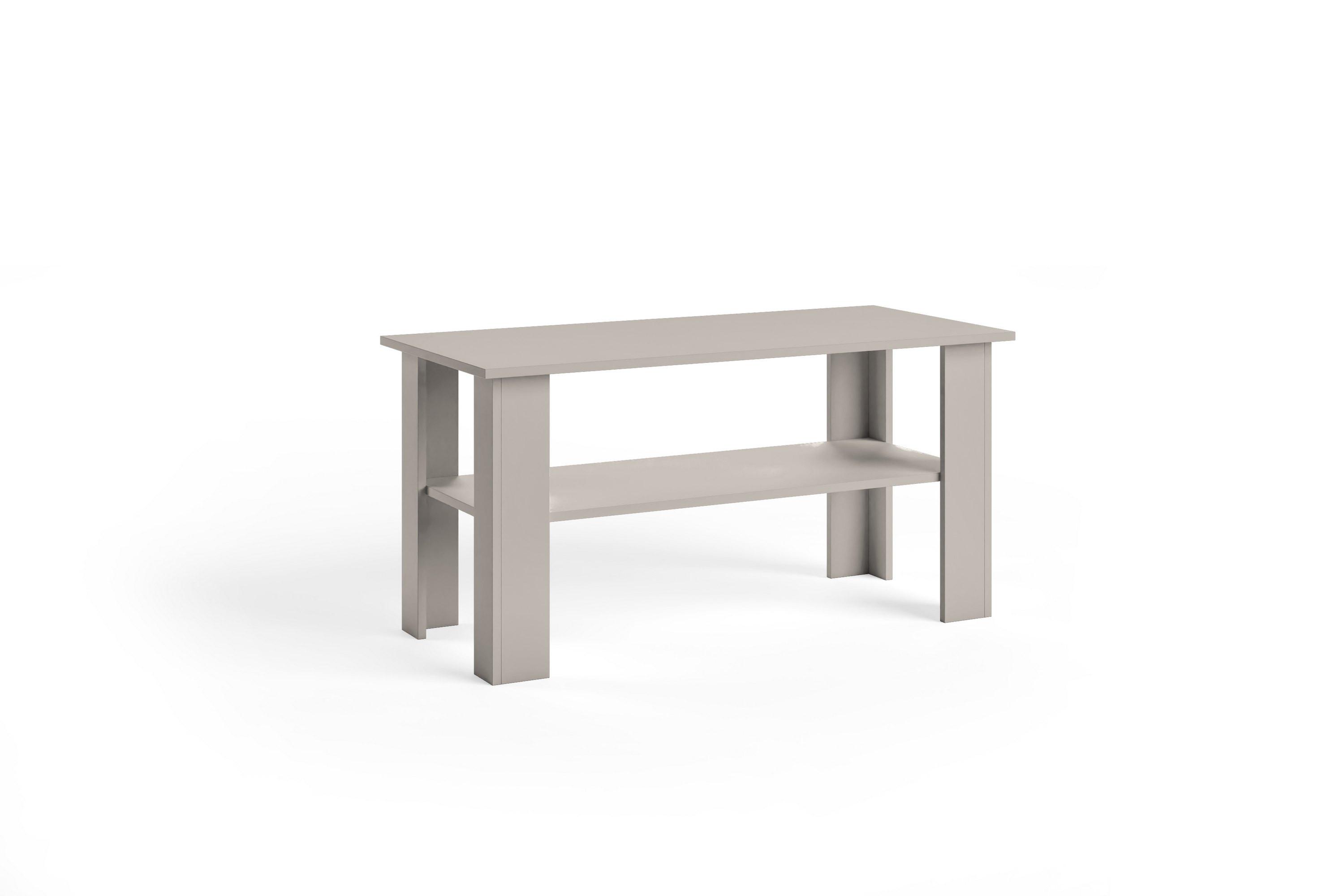 COUCHTISCH ALBANO 100 cm Kaschmir - Kaschmir, Holzwerkstoff (55/100/58cm) - MASSENO
