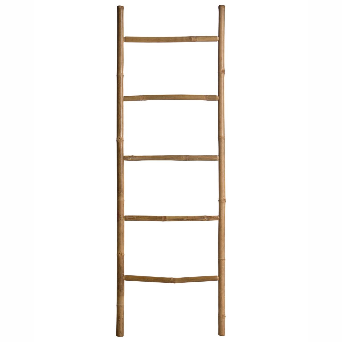 HANDTUCHSTÄNDER Bambus Naturfarben Itapeva - Naturfarben, Holz (50/150/150cm) - Beliani