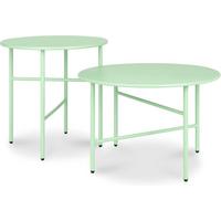 BEISTELLTISCH Finn 44/46 cm und 53/36 cm Mint (2tlg) - Mintgrün, Metall (0.1/53/36cm) - BoMoe