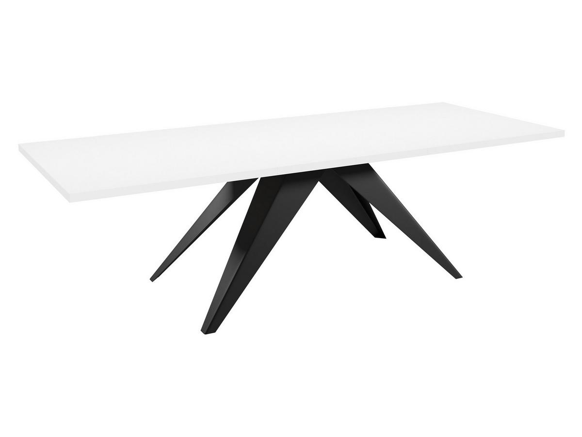 TISCH Vento 100 Ausziehbarer - Multicolor/Schwarz, Holzwerkstoff/Metall (80/140/76cm) - MIRJAN24