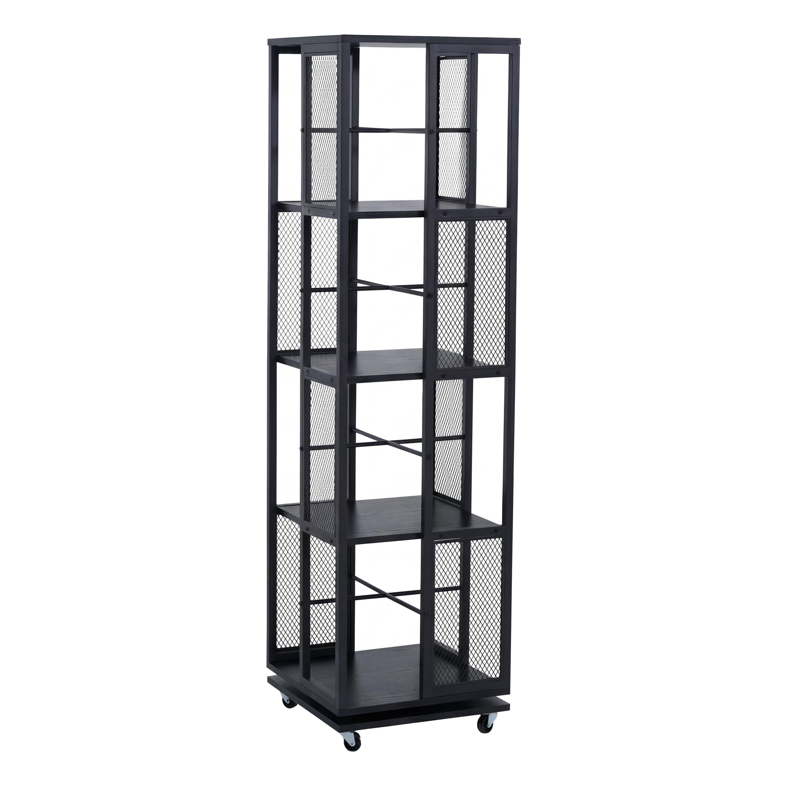 BÜCHERREGAL Schwarz - Schwarz, Holz (40/147/40cm) - MCW