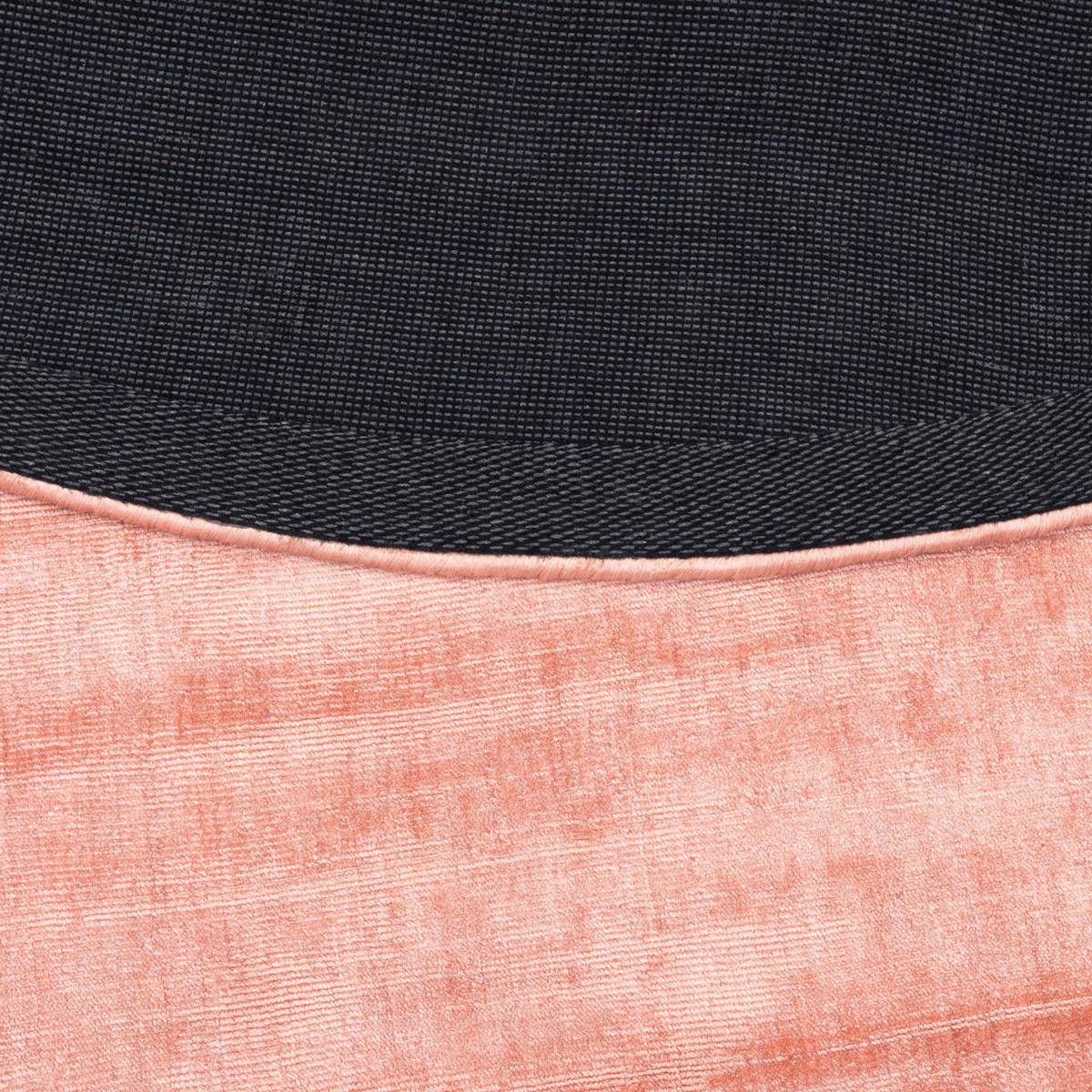 LUXUS DESIGNER TEPPICH ROMA RUND - Altrosa, Textil (120/120cm) - Pergamon