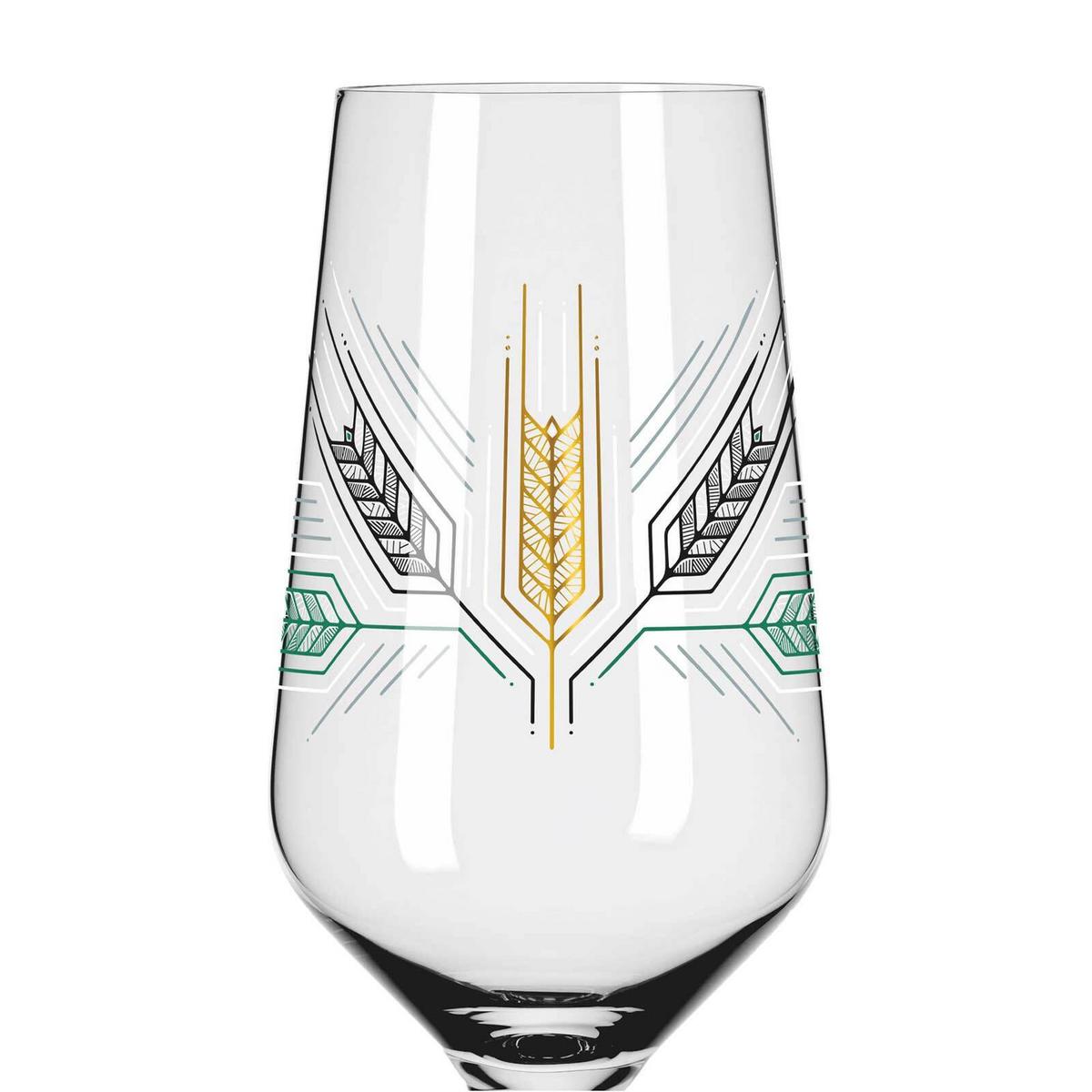 BIERGLÄSER GERSTE Brauchzeit transparent 374 ml 2er Set - Transparent, Glas (0.374L) - Ritzenhoff