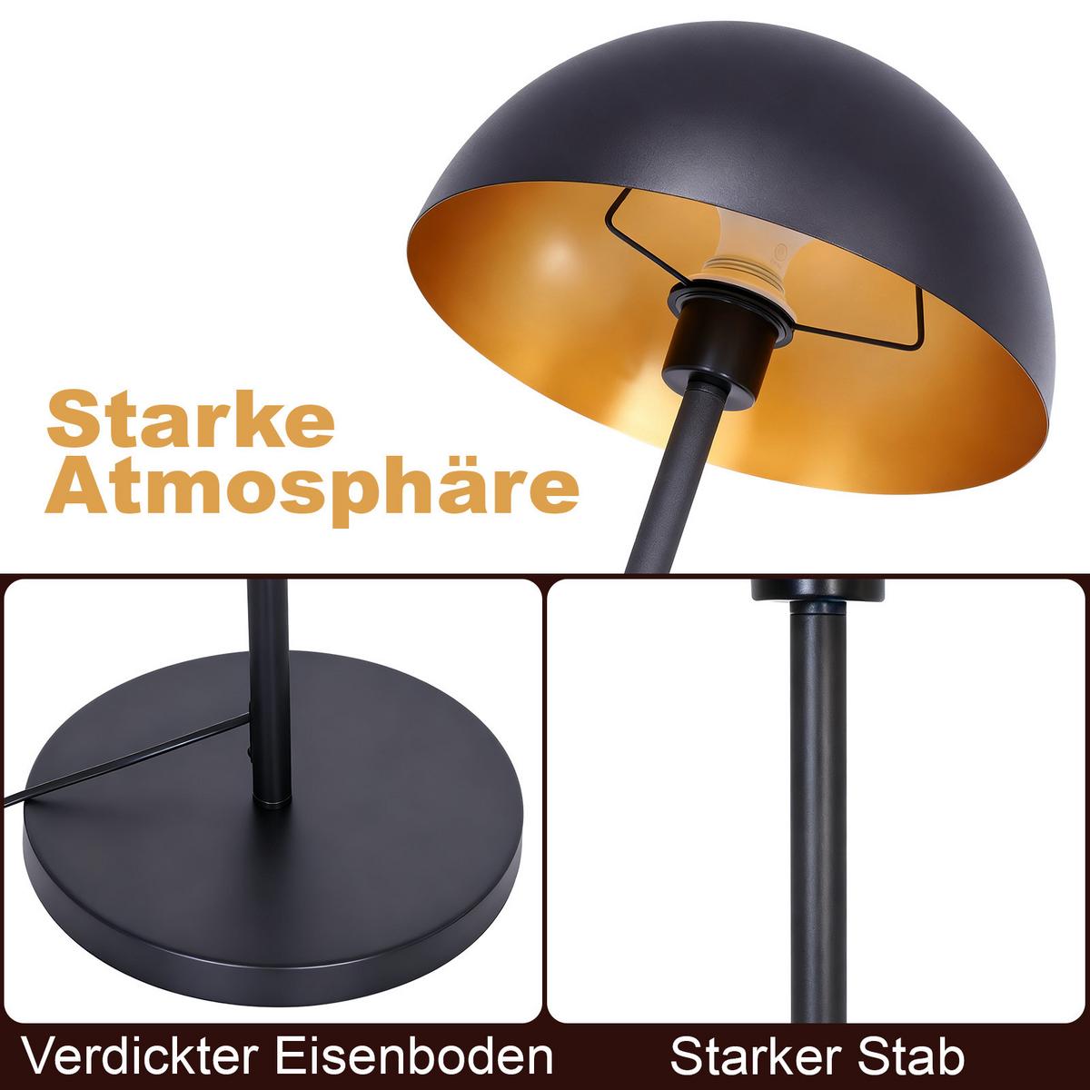 STEHLAMPE Zrelis 30/30/170 cm - Schwarz, Metall (30/30/170cm) - ZMH