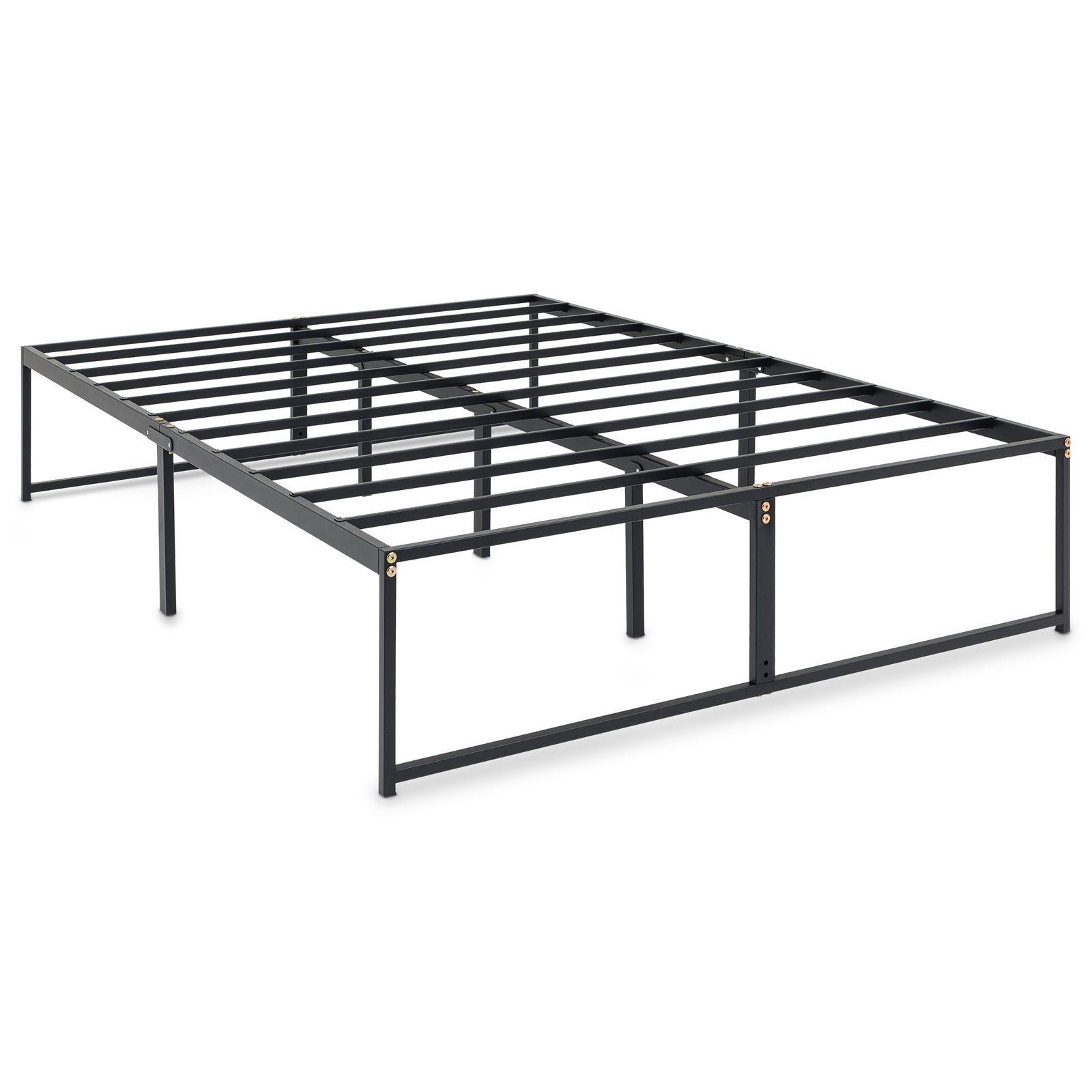 FUTONBETT SOVE 140x190 cm schwarz - Schwarz, Metall (140/190cm) - IDIMEX