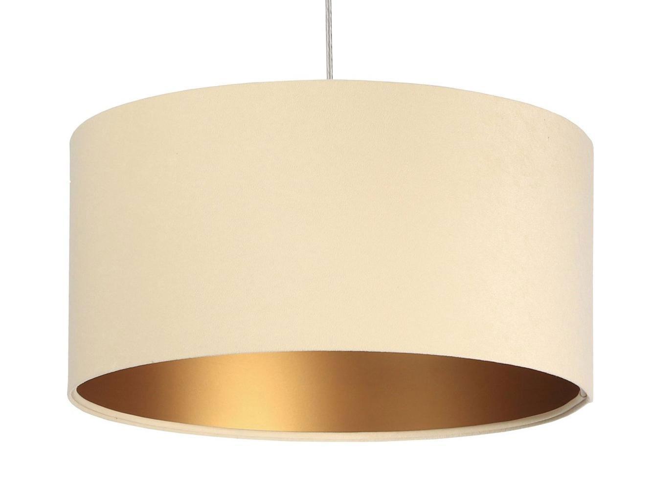 HÄNGELEUCHTE Gold 60/30 cm - Beige/Goldfarben, Kunststoff (60/1.1/30cm) - ONZENO