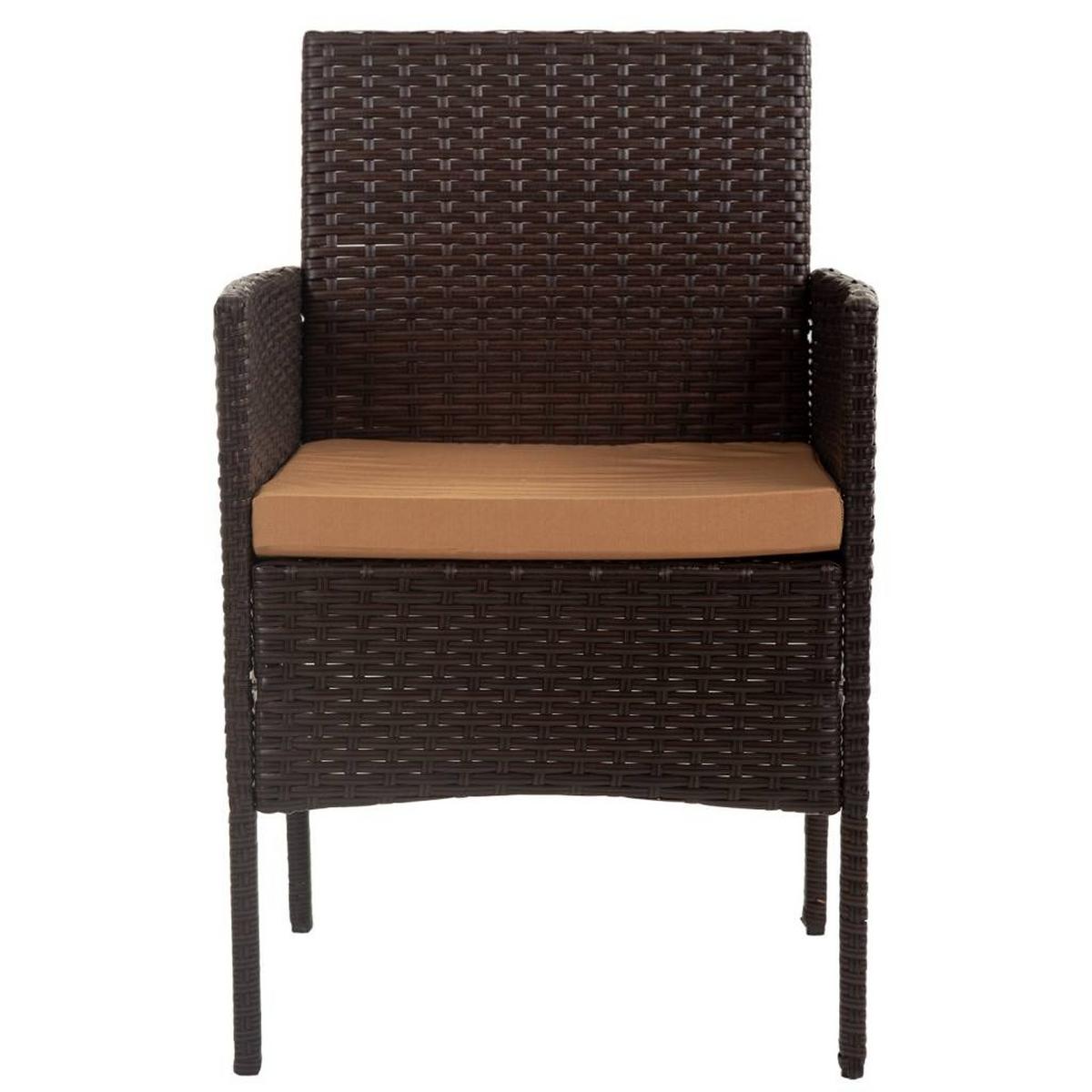 TISCH, SOFA und SESSEL, 4-tlg, Braun - Braun, Naturmaterialien - Wanderlust