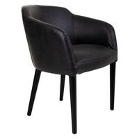 SESSEL aus Holz 62x60x82 cm - Schwarz, Holz (62/82/60cm) - Wanderlust