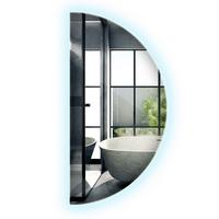 LED-SPIEGEL 40x80 cm Kaltweiß 6000K - Blau, Glas (40/80/0.4cm) - Wallfluent
