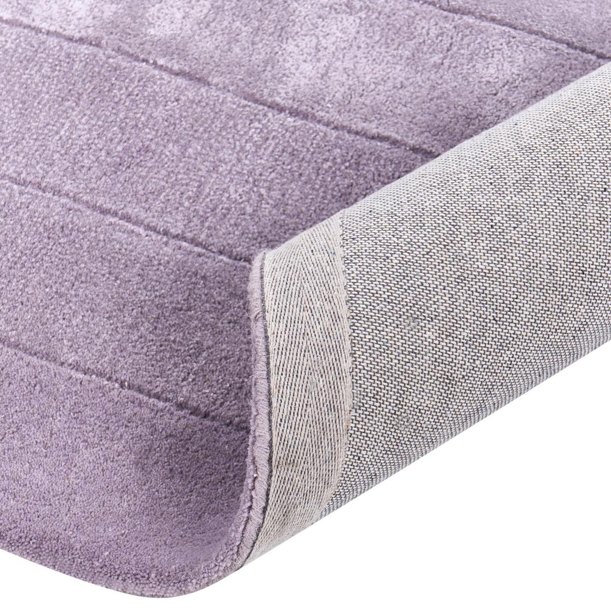 TEPPICH Violett 160/230 cm Viskose Amado - Violett, Textil (160/230cm) - Beliani