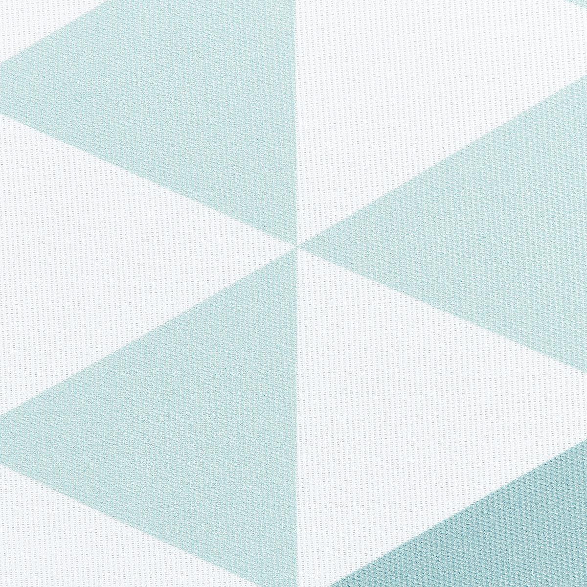 GARTENSTUHLKISSEN 2er-Set Hellblau 37/34 cm Terni - Blau/Weiß, Textil (37/5/34cm) - Beliani