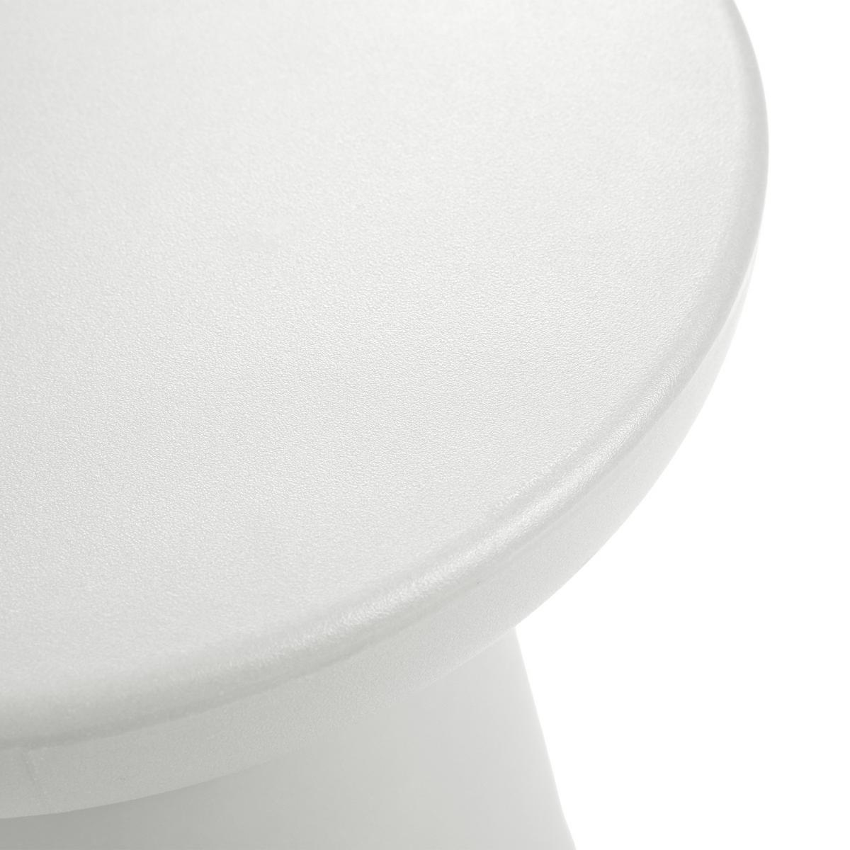 BEISTELLTISCH Posio - Weiß, Kunststoff (40/40/44cm) - [en.casa]