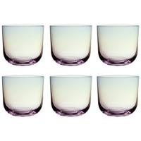WASSERGLÄSER Like Glass Pearl 280 ml 6er Set - Multicolor, Glas (0.28L) - like.Villeroy & Boch