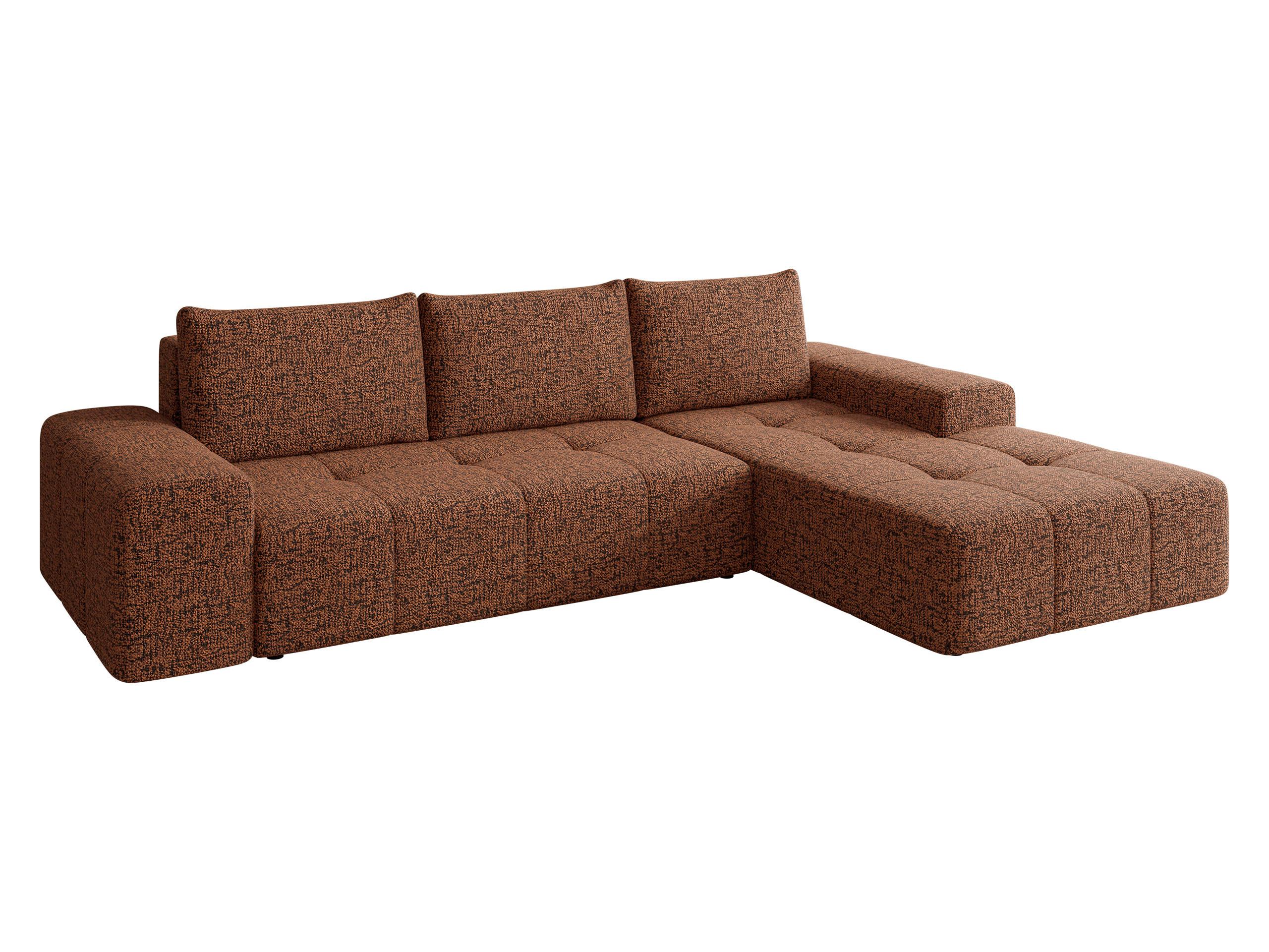 ECKSCHLAFSOFA Tonseo L, Seite: Rechts - Schwarz/Bronzefarben, Holz/Kunststoff (173/275cm) - MIRJAN24