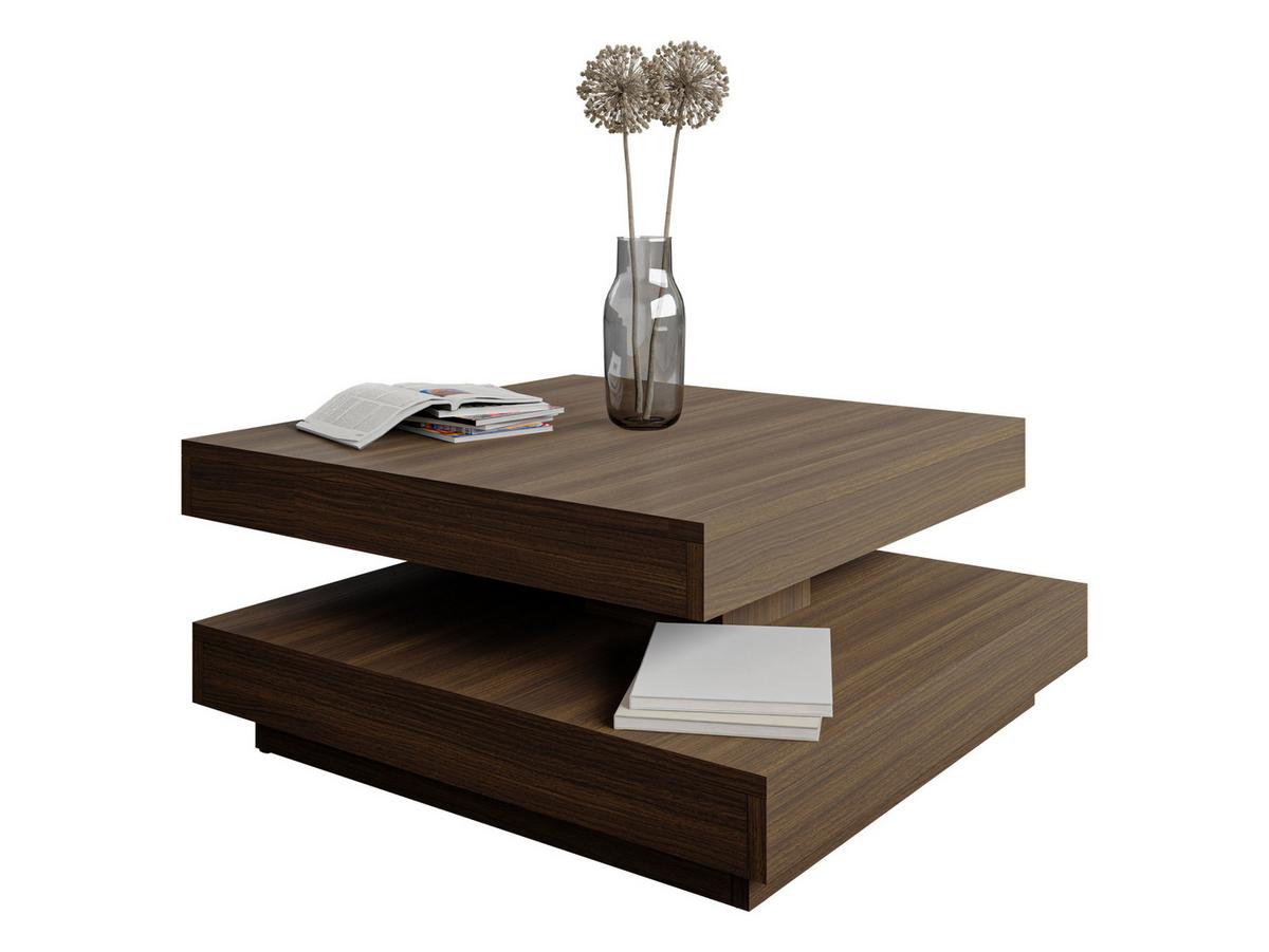 COUCHTISCH Nenani - Nussbaumfarben, Holzwerkstoff (70/70/34cm) - MIRJAN24